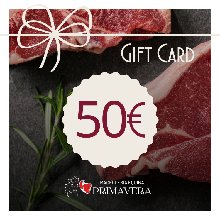 Gift card | Macelleria Equina Primavera